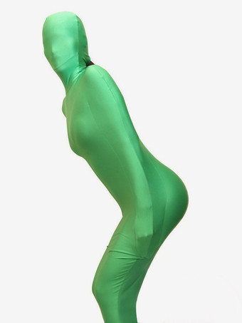 グリーン ユニセックス ミイラ全身タイツスーツ スパンデックス 全身ユニタード