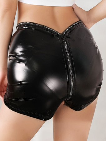 女性用全身タイツパンツ アンモニアラテックスショーツ ホットパンツ