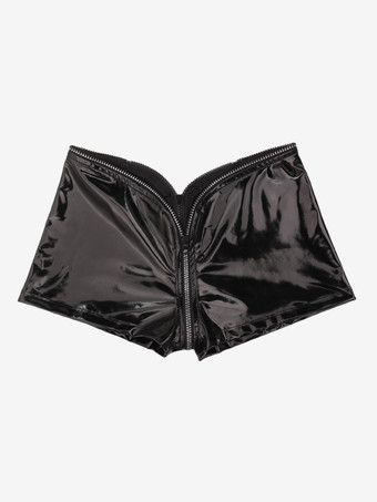 女性用全身タイツパンツ アンモニアラテックスショーツ ホットパンツ