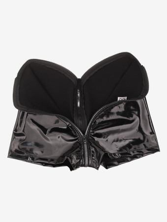 女性用全身タイツパンツ アンモニアラテックスショーツ ホットパンツ