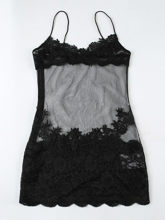 クラブ2025用レースシアーメッシュボディコンストラップミニドレス