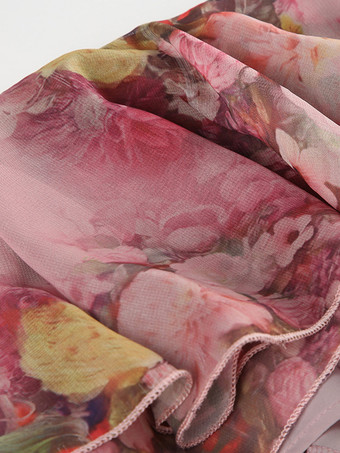 花柄ハイローイレギュラーヘムレイヤードロングスカート 2025