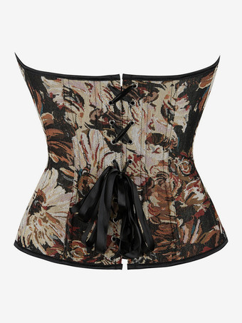 ヴィンテージ クロージング ヴィンテージ コルセット ヴィンテージ レディース クロージング ライトスカイブルー レースアップ コルセット 大人用 花柄 レトロ