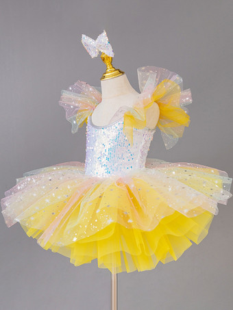 女の子用バレリーナプリンセスパーティーコスチュームキッズスパンコールフラワードレス