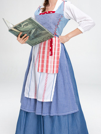 中世のマナーメイドドレス ヴィンテージ ロングシアターコスチューム ビールホリデー ハロウィンコスチューム