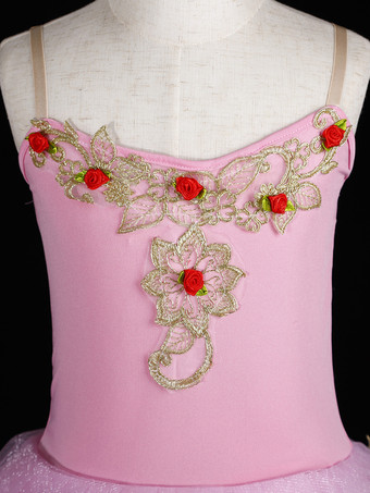 女の子用バレエスカート ロングダンスドレス パフォーマンスコスチューム バレリーナドレス