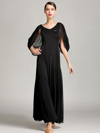 レディース モダン ワルツ タンゴ ラテン 社交ダンス 練習用ドレス