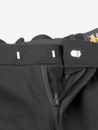 メンズ ラテンダンスパンツ ブラック ボトムス 大人用 ダンスウェア