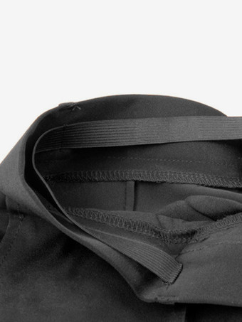 メンズ ラテンダンスパンツ ブラック ボトムス 大人用 ダンスウェア