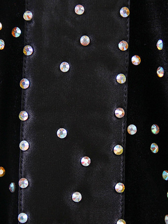 ボーイズラテンダンスTバックシャツベルベットダイヤモンドダンスウェア