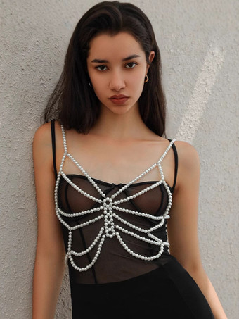 シルバー セクシーな蝶の形のボディチェーン 2025