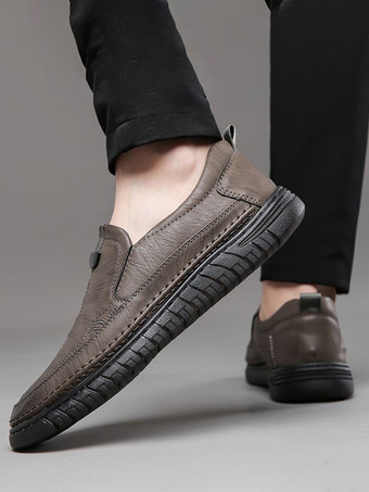 メンズローファー スリッポン 快適 滑り止め ラバーソール 耐久性 ローカット カジュアルシューズ