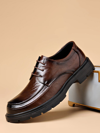 メンズドレスシューズ ラウンドトゥ プラットフォーム チャンキーダービー 英国デザイン ウェディングドレス フォーマル パーティーシューズ