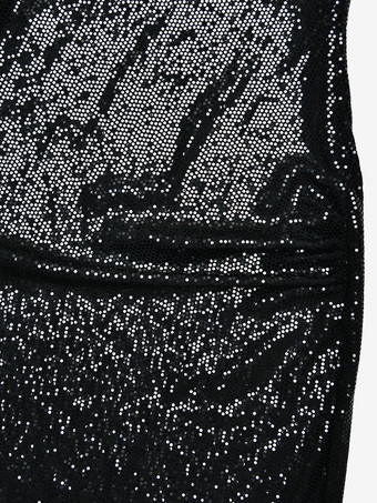 スパンコール付きワンショルダーマキシ丈パーティードレス（レディース）2025