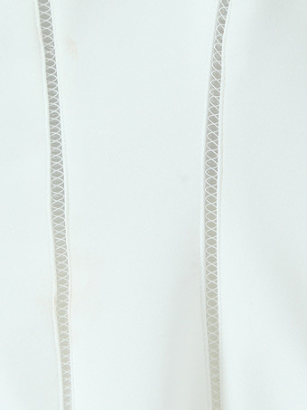 ホワイトホルターネックAラインミディドレス（レディース）2025