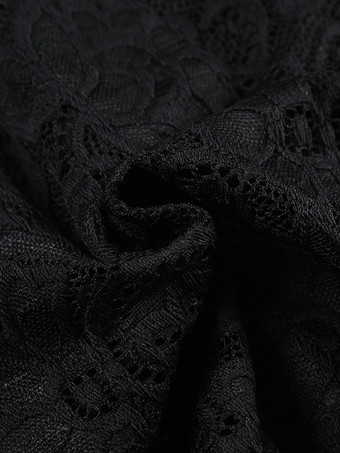 オフショルダー ロングスリーブ レース トップス（ブラック、レディース 2025）