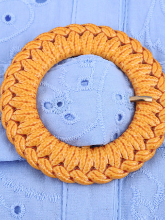 ベルト付きVネック長袖ミニドレス（ブルー）2025