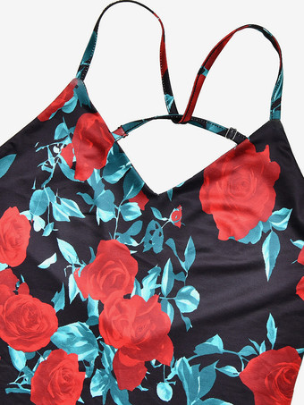 スカーフ付きフローラルマキシドレス ボディコン パーティー スリップドレス レディース 2025