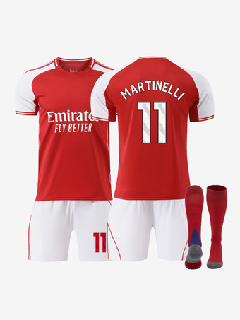 N.11Maglia da calcio 25/26 Home Club n. 7 Saka n. 41 Rice set da 3 pezzi per adulti e bambini