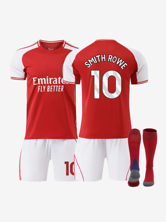 N.10Maglia da calcio 25/26 Home Club n. 7 Saka n. 41 Rice set da 3 pezzi per adulti e bambini
