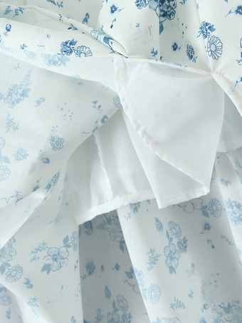 ハイスリット入りフローラルプリントミディドレス 2025