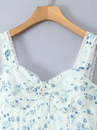 ハイスリット入りフローラルプリントミディドレス 2025