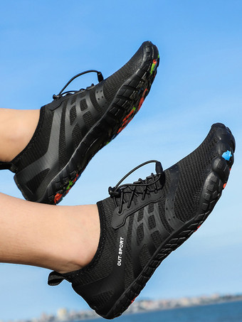 メンズ ビーチシューズ 速乾 アクア スイムシューズ ノンスリップ ソフトボトム メッシュ サマー ウォーターシューズ