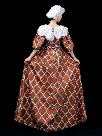 女性用中世ヴィンテージメイドドレス ヨーロッパ宮廷風 ルネッサンス ドラマ 貴族風コスチューム