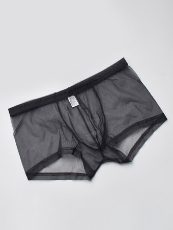 ブラック 下着 ランジェリー メンズ ランジェリー 男性用 セクシー パンティー 透明 トゥルーレッド ランジェリー