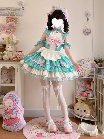 スイートロリータドレス ポリエステル ノースリーブ スイートロリータドレス