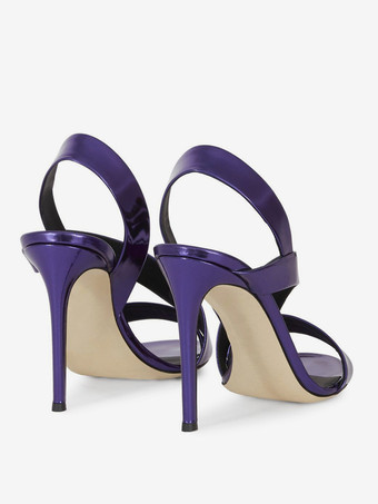 ハイヒール サンダル オープントゥ ストラップ スティレットヒール パーティー シューズ