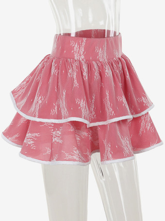 ゴシックロリータ衣装 ホワイトレース ノースリーブ スカート トップセット