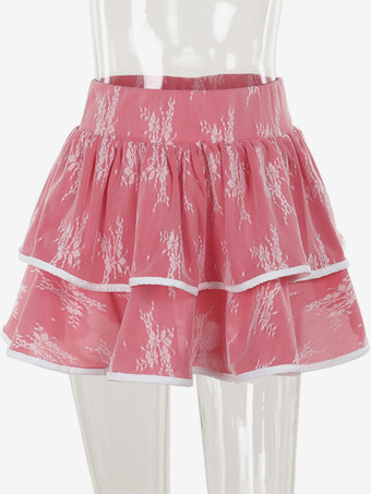 ゴシックロリータ衣装 ホワイトレース ノースリーブ スカート トップセット