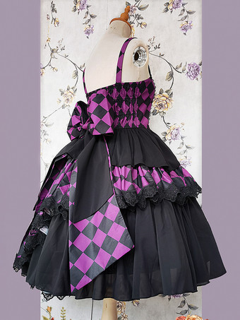 クラシカルなロリータドレス ポリエステル レース ノースリーブ ライトブラウン ロリータドレス