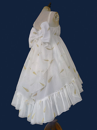 スイートロリータドレス ポリエステル ノースリーブ フリル ブラック ロリータドレス JSK