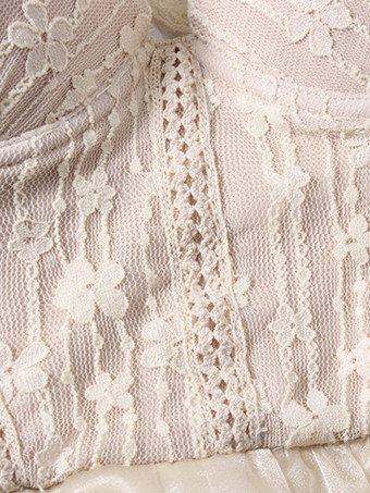 ワンピース スイート ロリータ 水着 アプリコット フリル ノースリーブ ドレス