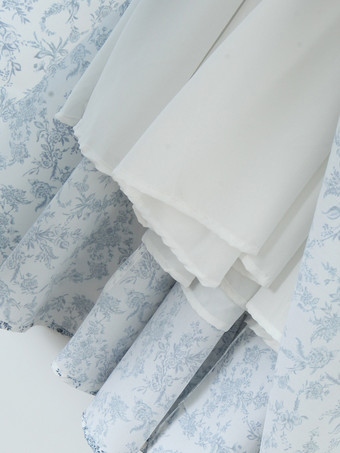 2025年のパーティーにぴったりな花柄ストラップレスフレアミディドレス