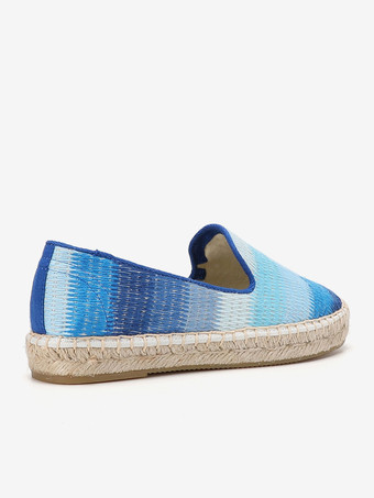 レディースフラットローファー カラフルラウンドトゥ スリッポンローファーシューズ