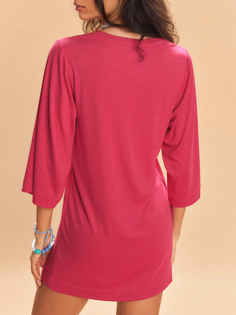 2025年夏向け、リラックスフィットのミニTシャツドレス