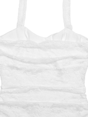 バターイエローのホルターネックレースハイスリットマキシパーティードレス 2025