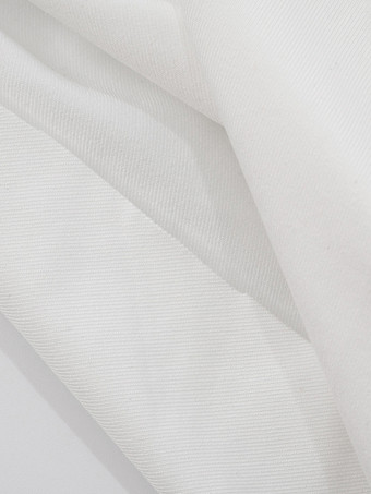 ドローストリングディテール付きホワイトワンショルダープリーツボディコンミニドレス 2025