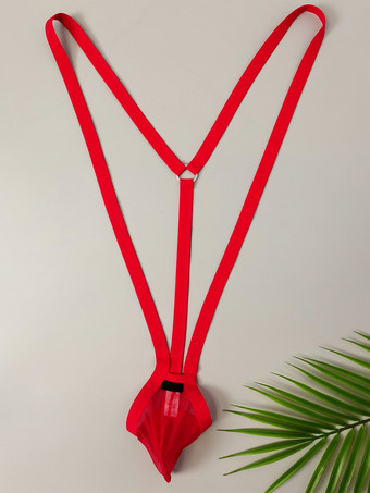 レッドメンズランジェリー 下着 ランジェリー パンティー Tバック