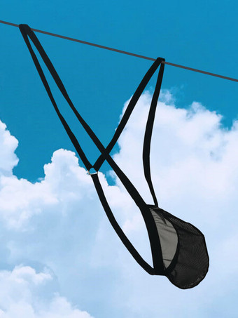 ブラック メンズランジェリー 下着 ランジェリー パンティー Tバック