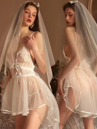 ブライダルウェディングコスチューム ランジェリー 女性用セクシーコスチューム