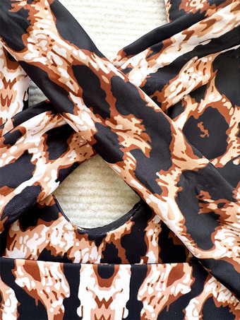 2025年夏のビーチにぴったりの、カットアウトモノキニのセクシーな背中開きワンピース水着