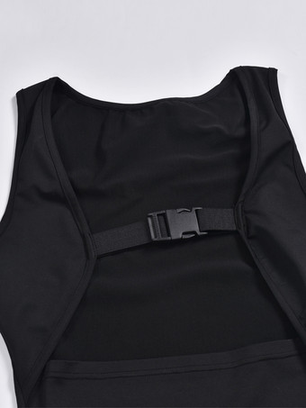 2025年の夜遊びにぴったりの、カットアウト入りのブラックのセクシーなボディコンミニドレス