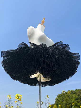 ロリータペチコート 骨なし ソフトガーゼペチコート コスプレ衣装 ガーゼサポート