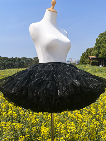 ロリータペチコート 骨なし ソフトガーゼペチコート コスプレ衣装 ガーゼサポート