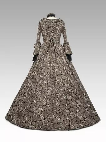 Black Retro Costumes Bows Lace Polyester Marie Antoinette Costume Dress Renaissance Clothing - Milanoo.com Black Retro Costumes Bows Lace Polyester Marie Antoinette Costume Dress Renaissance Clothing - Milanoo.com
