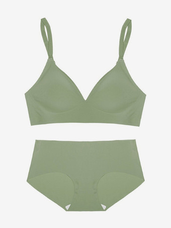 カジュアルランジェリー ヌード 2ピース 大人用ブラ＆パンティセット